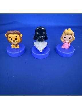 3 Figures McDonald's Happy Meals, celebrating Disneyland's 70th anniversary